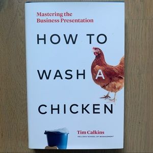 NEW signed HC How to Wash a Chicken Tim Calkins